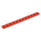 LEGO lapos elem 1x12, piros (60479)